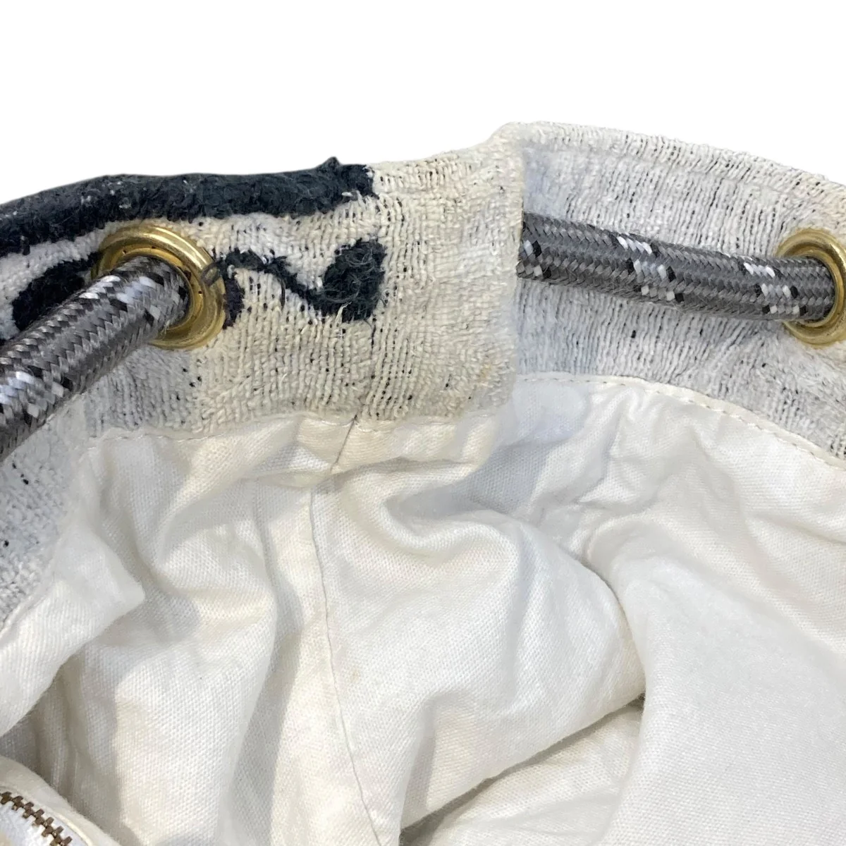 ORIGINAL PATTERN PILE FABRIIC BACKPACKバッグ - Image 9