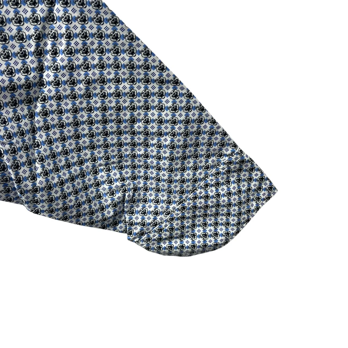 Tiger Monogram Poplin Slim Shirt総柄シャツF965CH2001KJ - Image 4