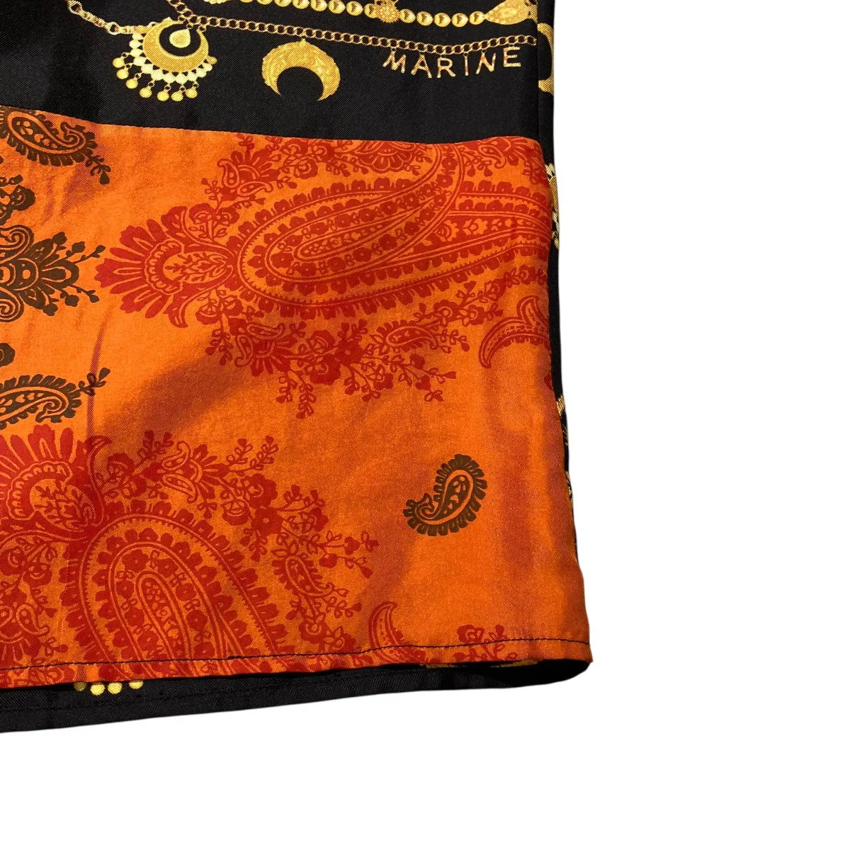 23AWREGENERATED SILK＆ORNAMENT JEWELRY半袖シャツT076SS23XU-9 - Image 5