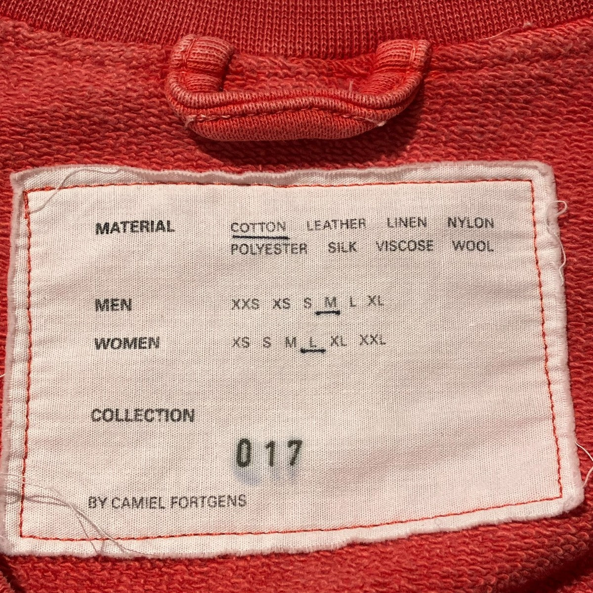 SLEEVELESS SWEATER SWEAT RED OLD DYEスウェットベスト - Image 6