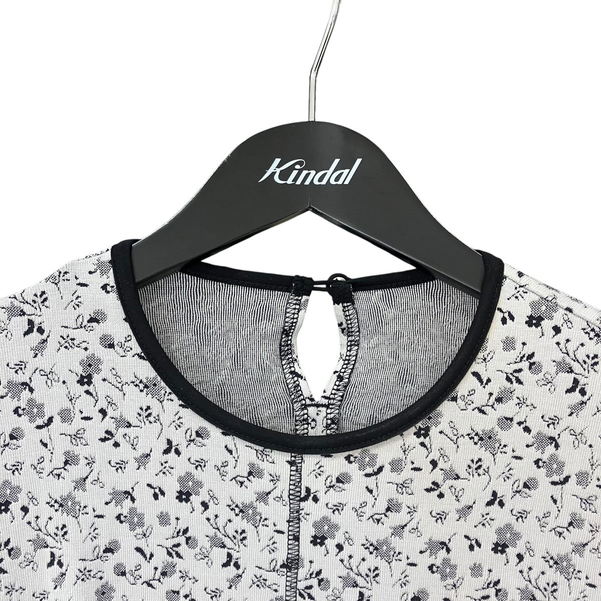 Floral Jacquard Fraise Stitch Dress長袖ワンピースMM25FW-JS027 - Image 3