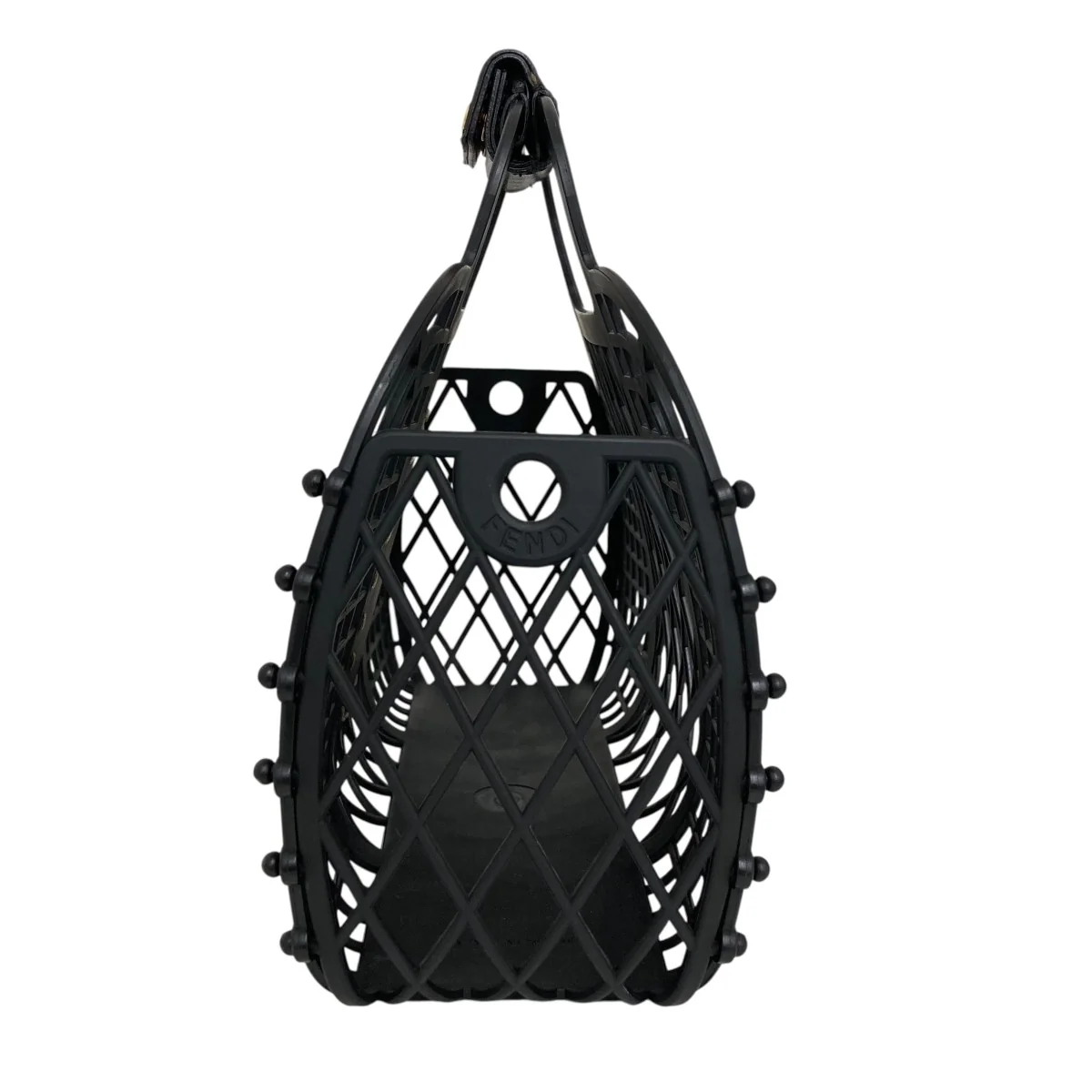 BASKET SMALL RECYCLED PLASTICカゴバッグ - Image 3