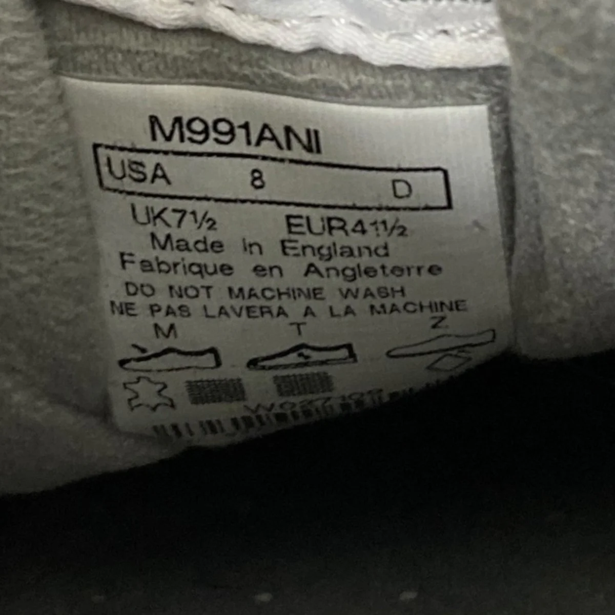 Made in ENGLAND 20th ANNIVERSARY M991スニーカー - Image 6