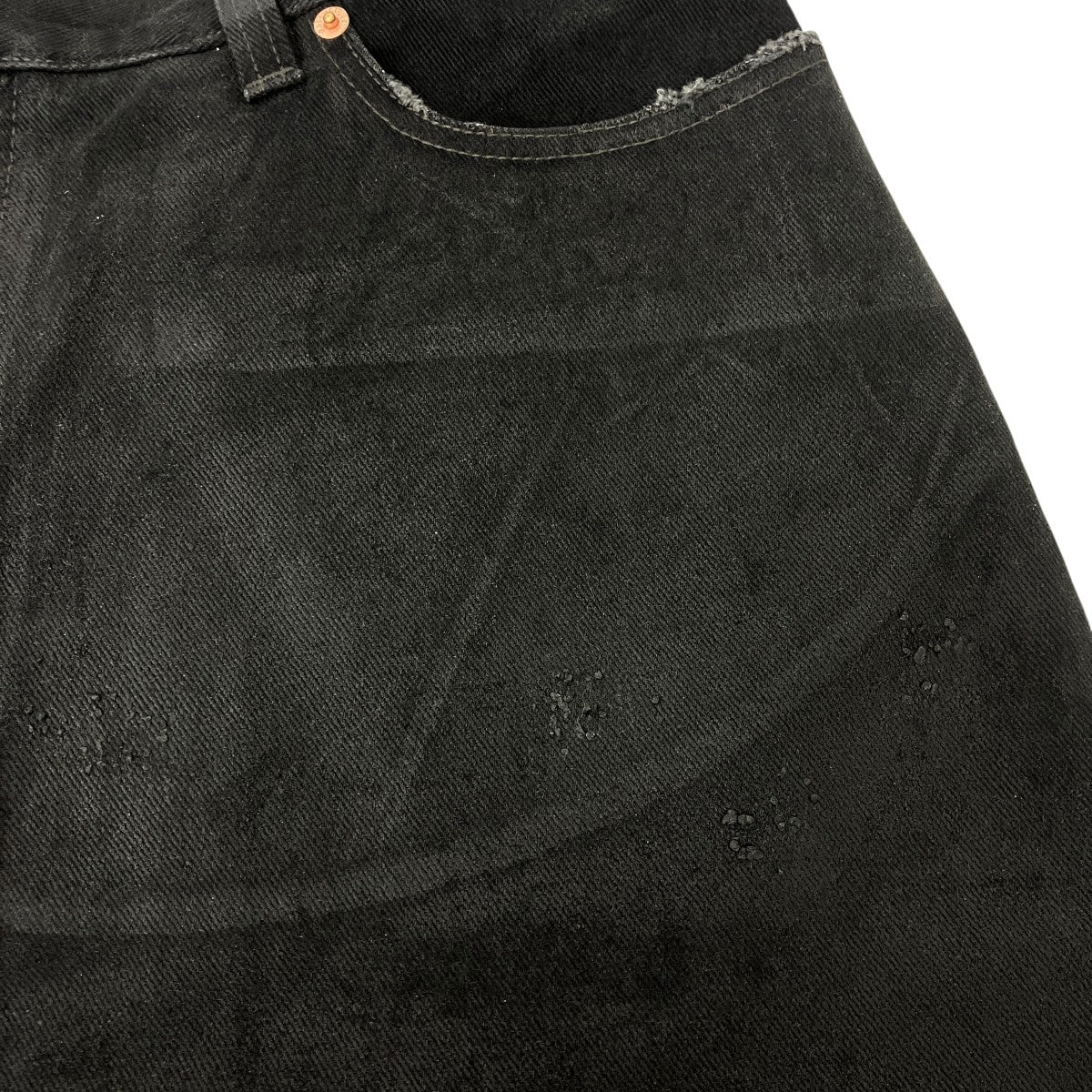 22AWLARGE BAGGY JEANS コーティングラージバギーデニムパンツ - Image 7