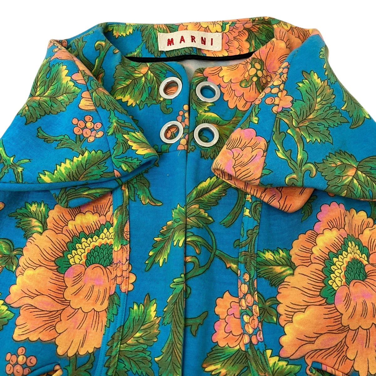 FLORAL PRINTED ZIP-UP TOP 花柄カットソー - Image 4