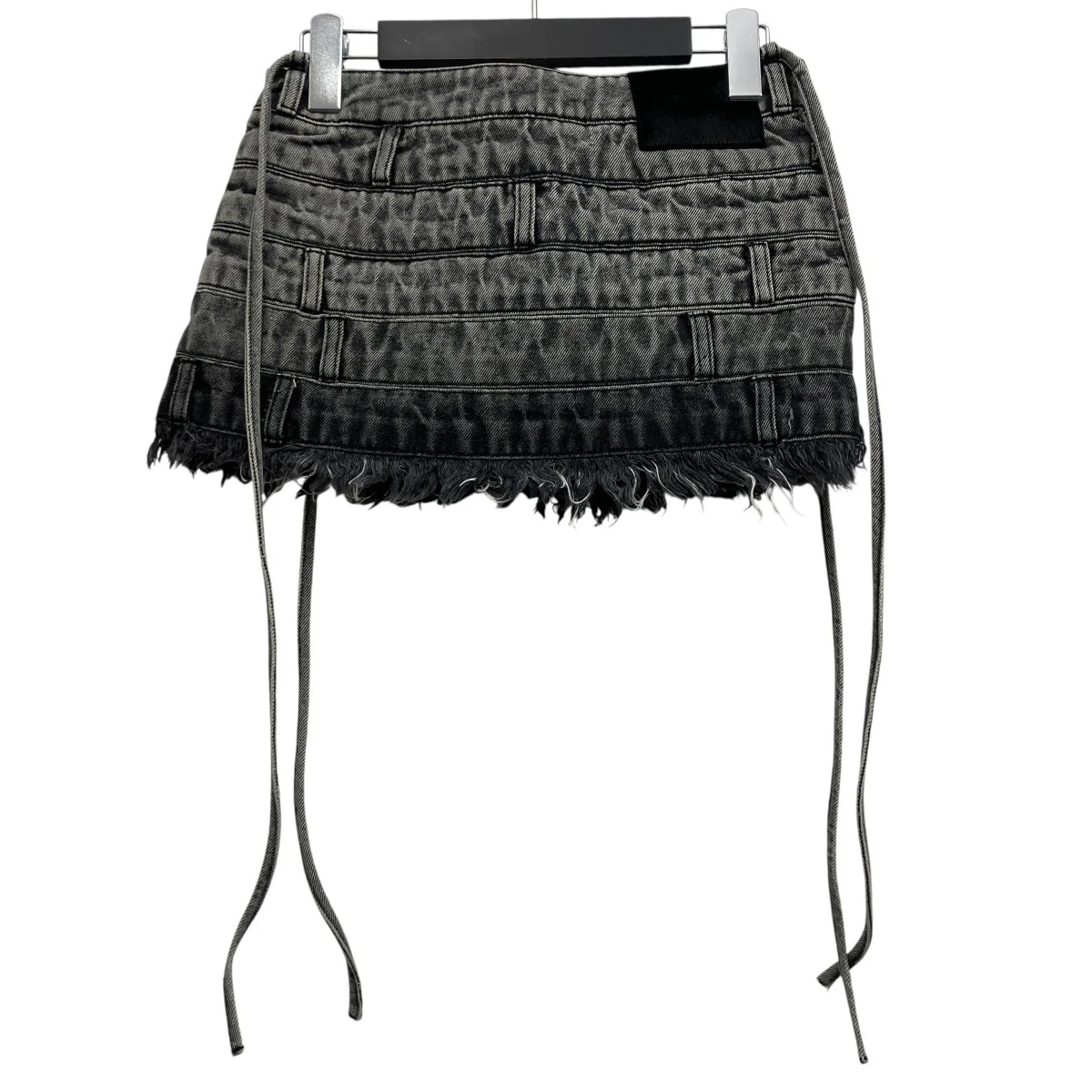 S layered panel skirt mini デニムミニスカート - Image 2