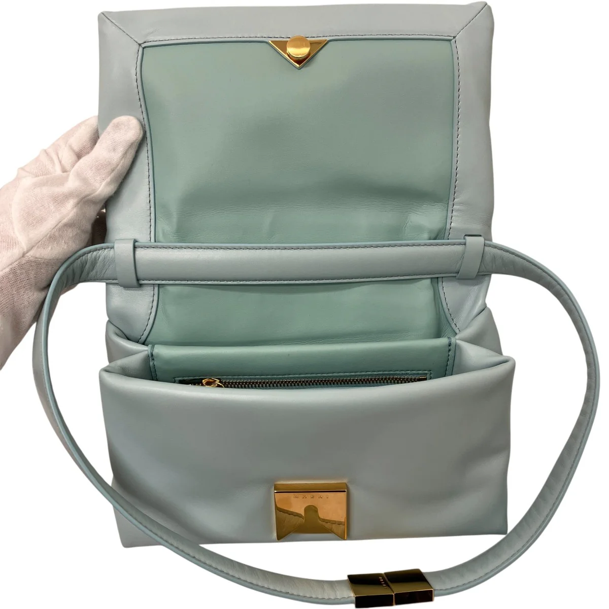 レザーショルダーバッグ - Image 4