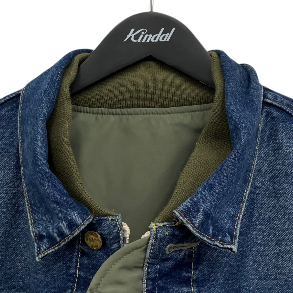Denim × Nylon Twill Reversible Blouson デニムナイロンリバーシブルブルゾン - Image 7