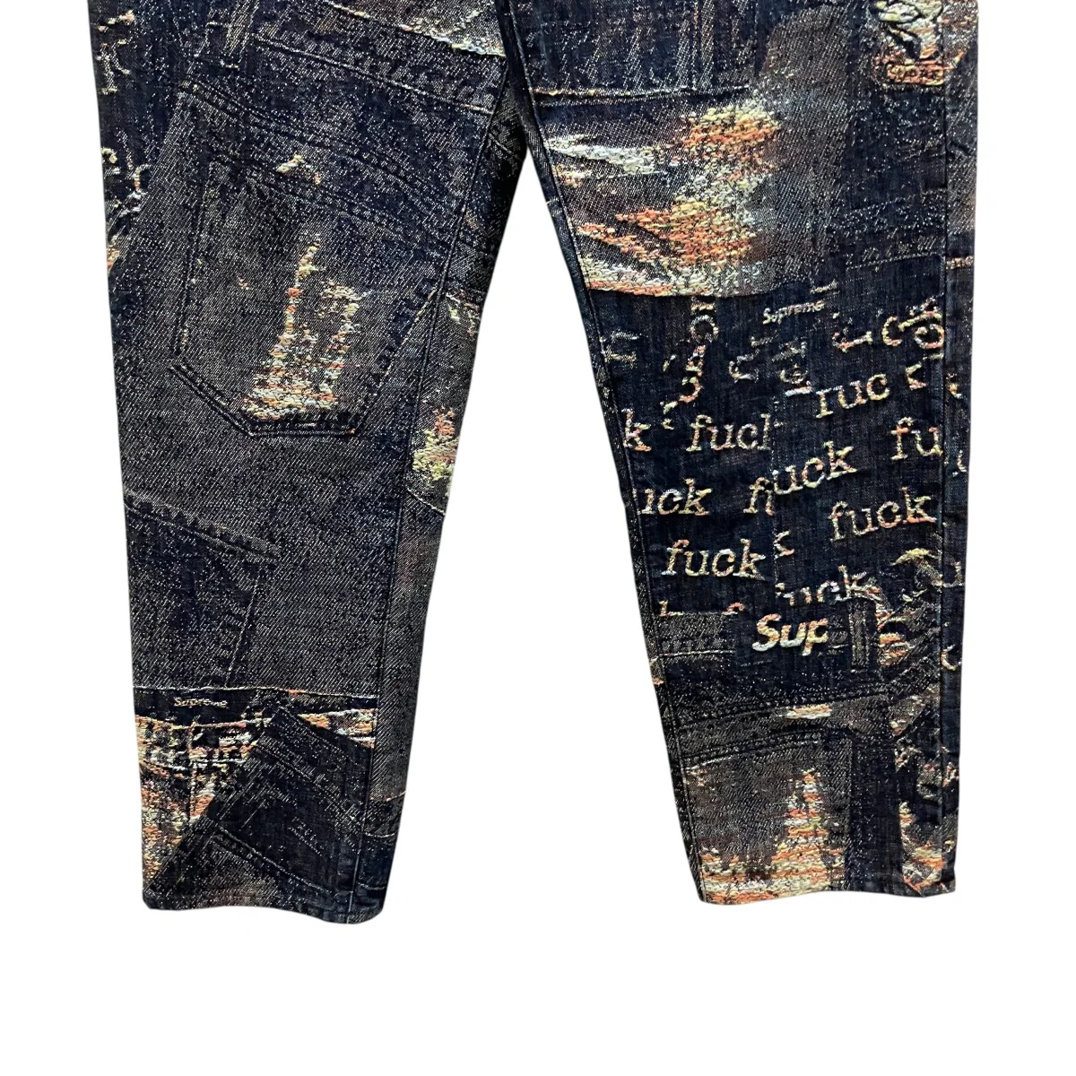 Archive Denim Jacquard Regular Jeanデニムパンツ - Image 4