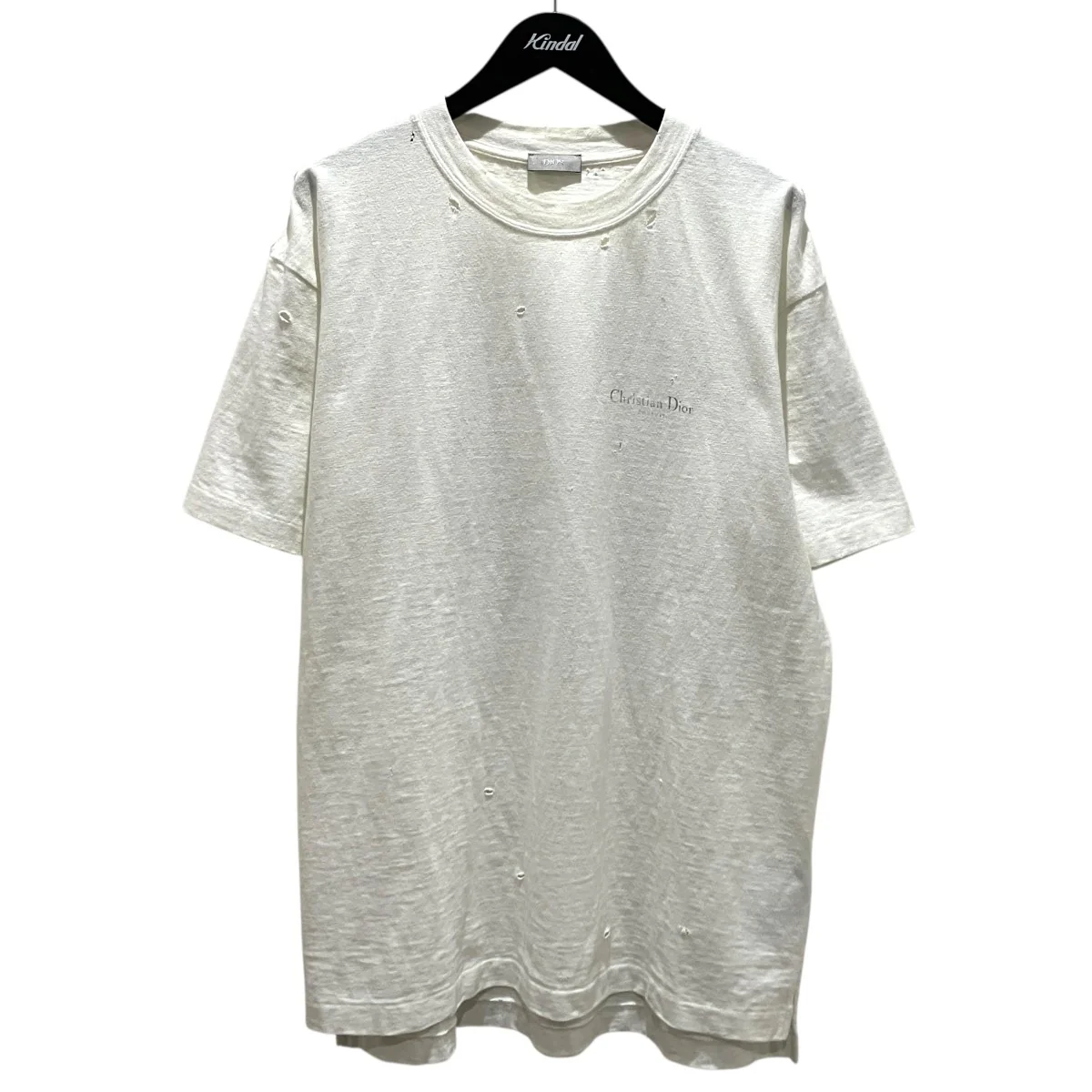 クラッシュ加工Tシャツ343J636A0849
