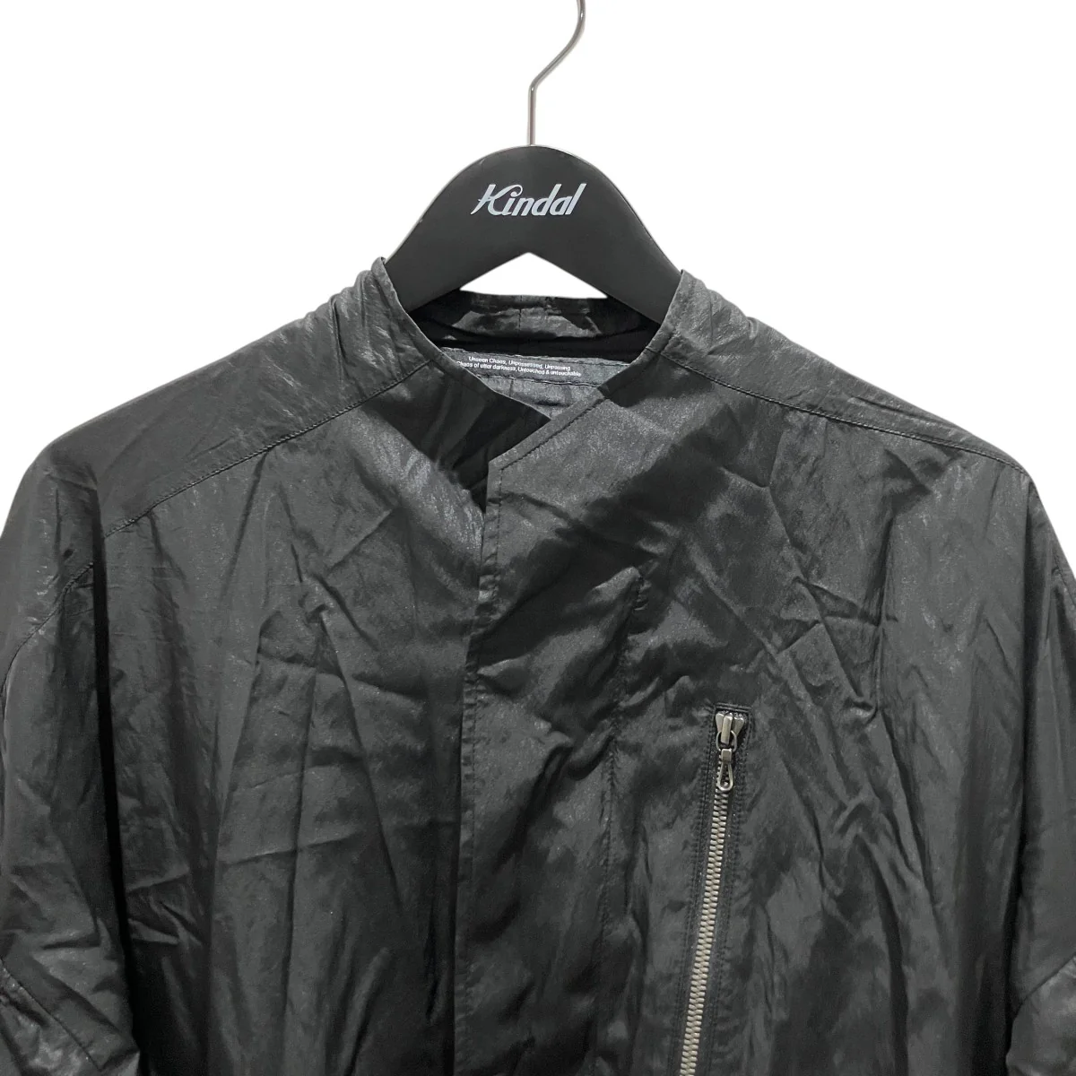 COATED RAYON／NYLON TAFFETA BLOUSONlジップブルゾン907BLM2 - Image 3