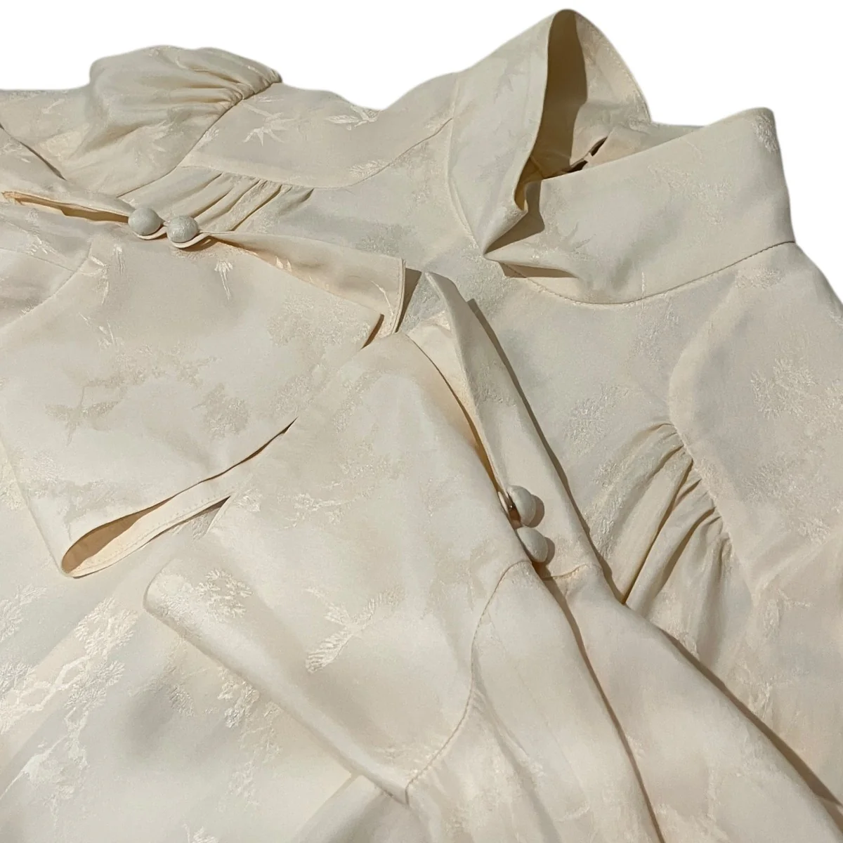 23SS【Crane Pattern Jacquard Shirt】長袖ブラウスMM23PS-SH710 - Image 6