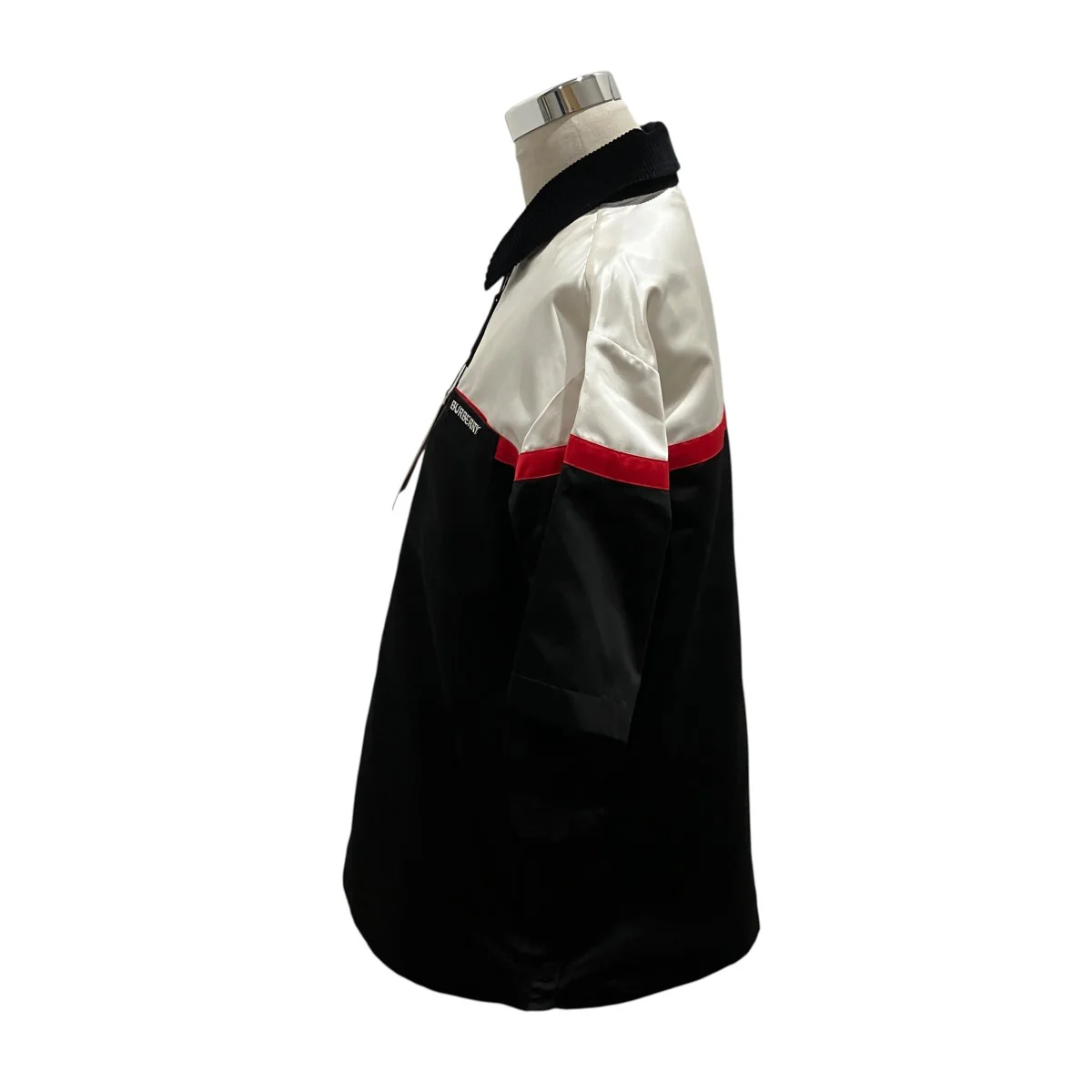 ハーフジップ半袖サテンボーリングシャツ4566933 - Image 5