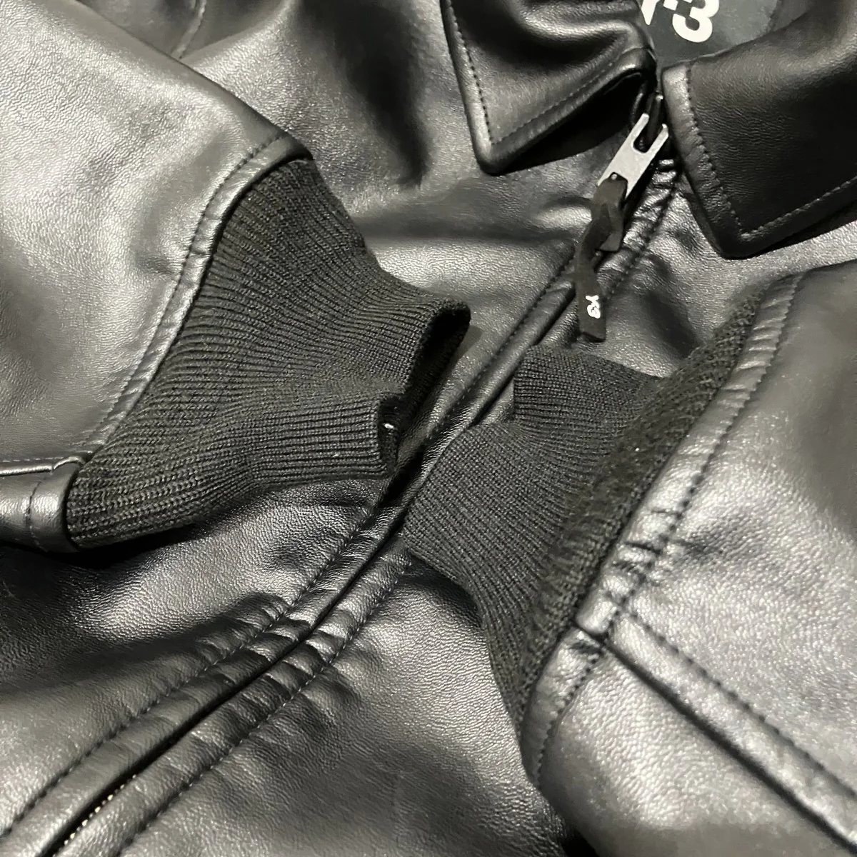 【PLEATHER BOMBER JACKET】フェイクレザージャケットJD9795 - Image 5