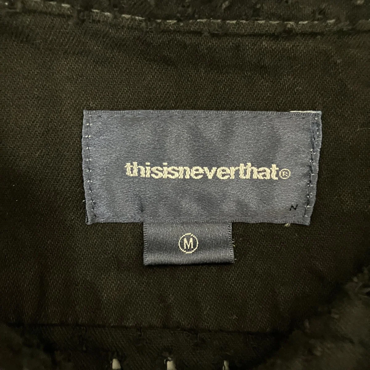 Damaged Denim Shirt JacketジップアップジャケットTN243DSHTL02 - Image 6