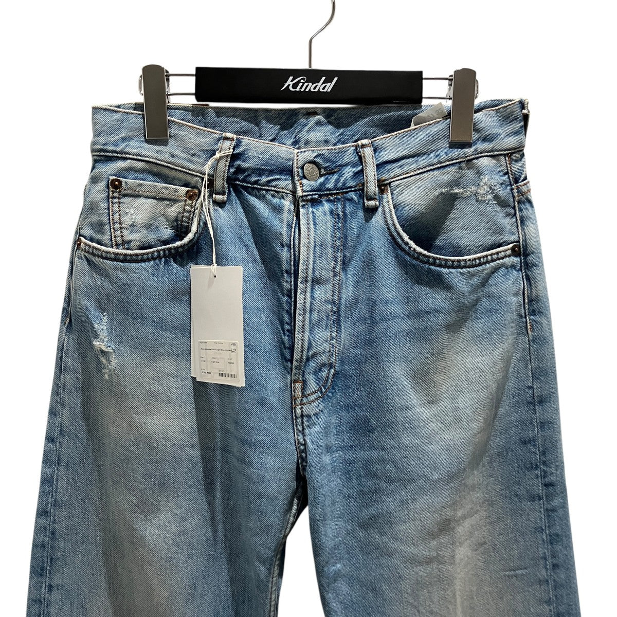 2021F Light Blue Trash EcoデニムパンツA00338- - Image 3