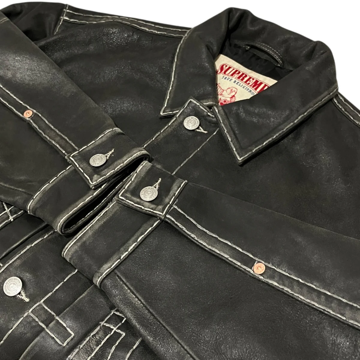 【LEATHER TRUCKER JACKET】レザージャケット - Image 5