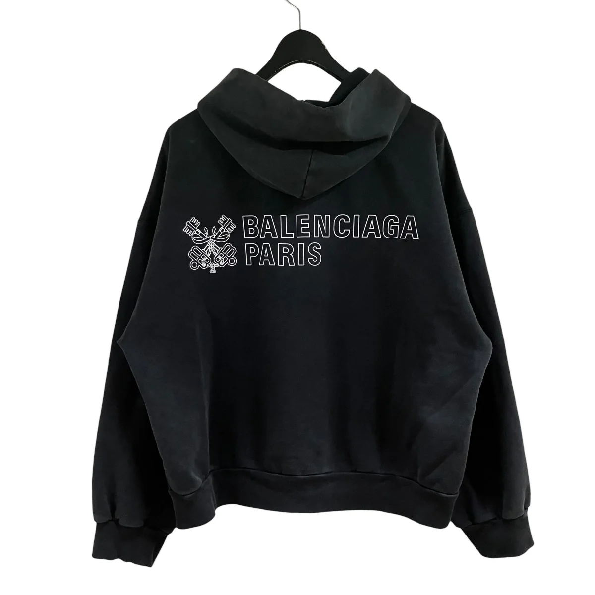 バックロゴプリントジップアップパーカー - Image 4