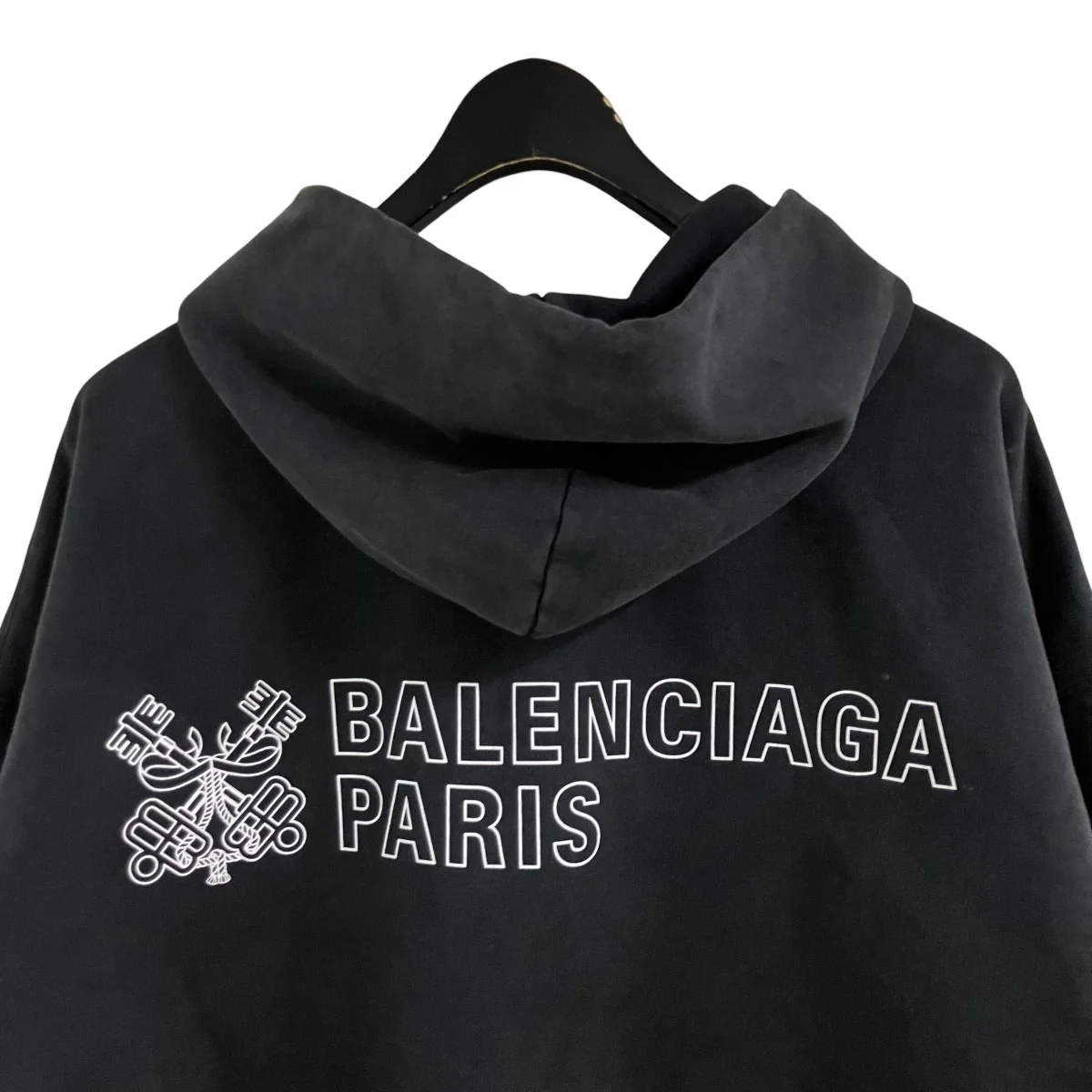 バックロゴプリントジップアップパーカー - Image 5