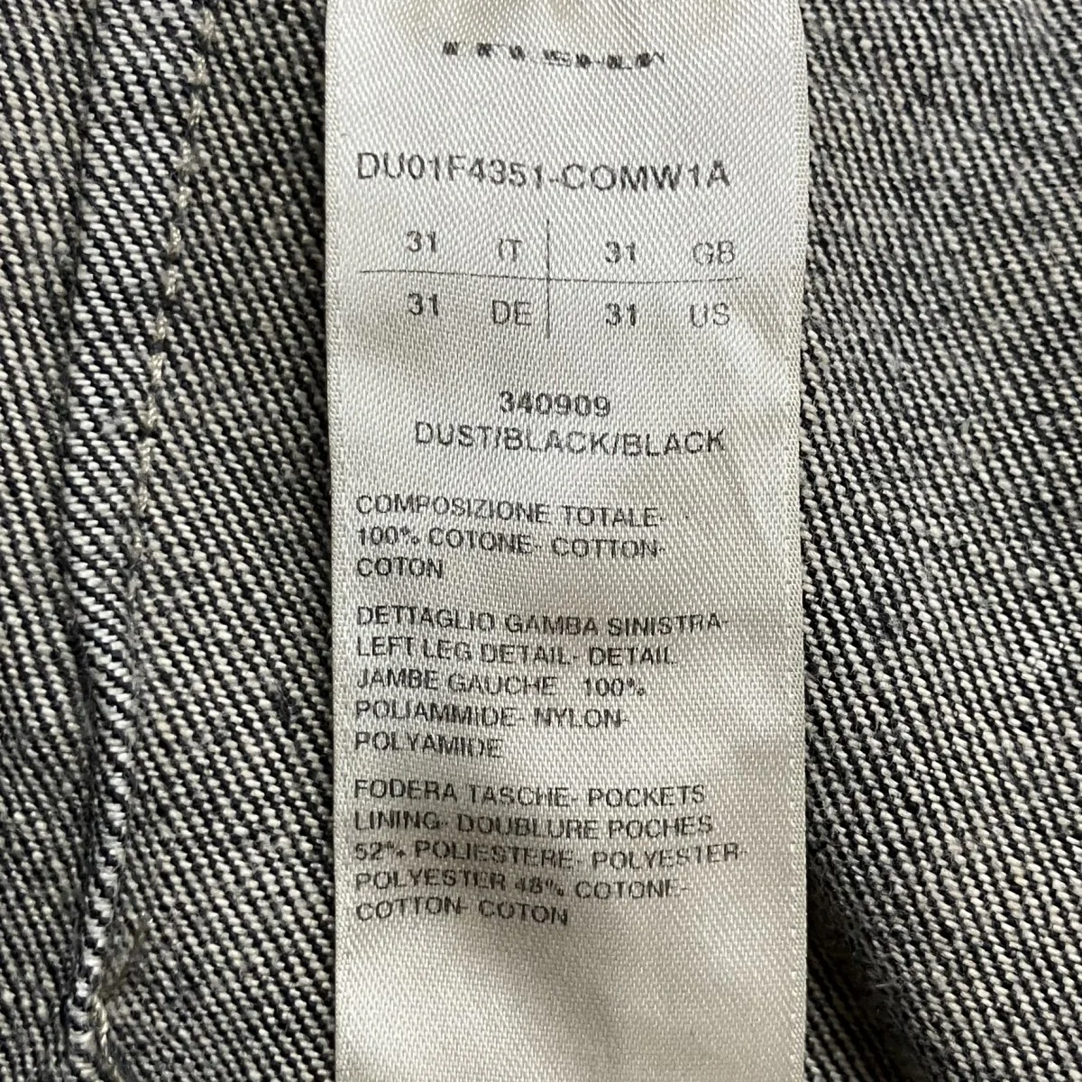 ファブリックスイッチパッチワークデニムパンツ - Image 8