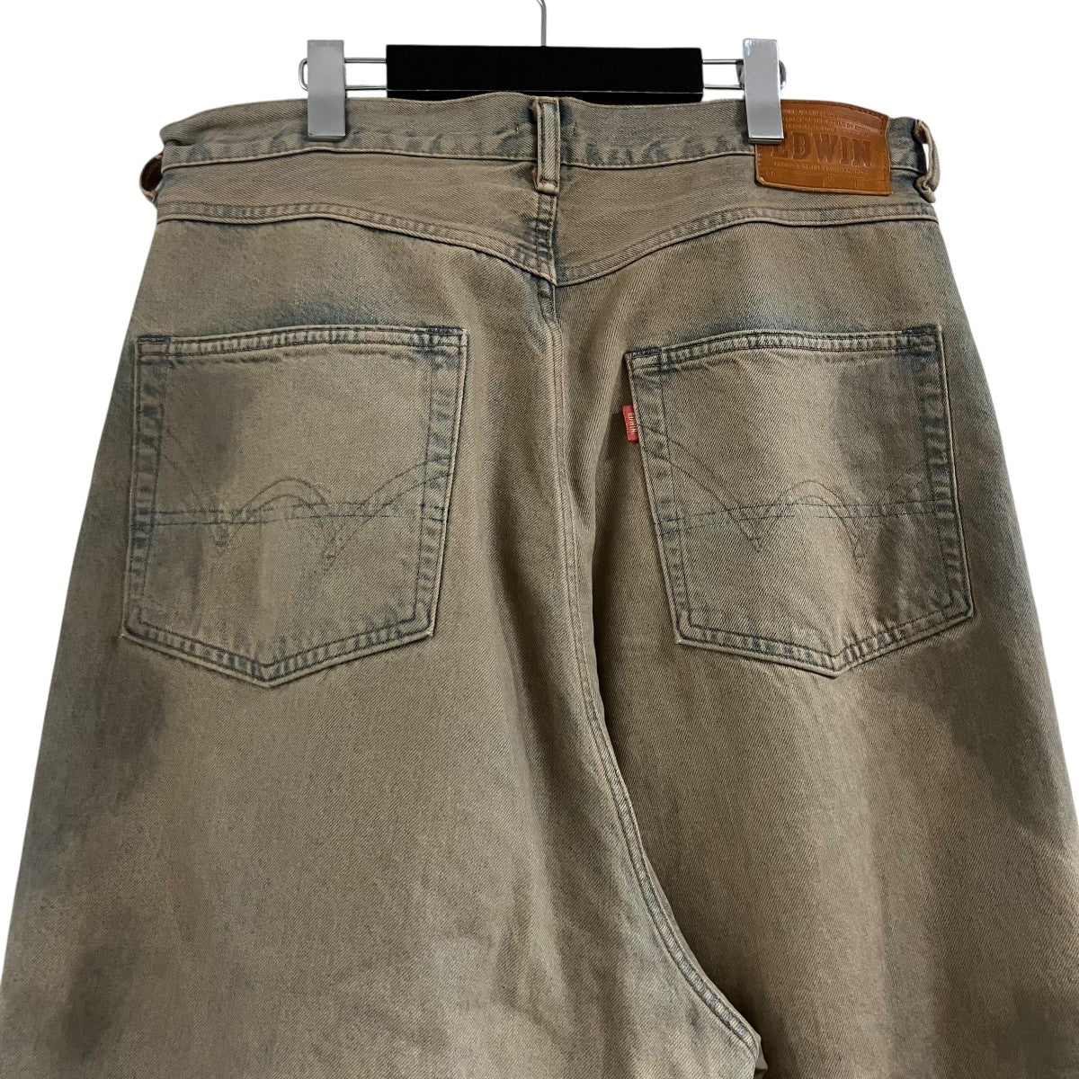 ダメージ加工バギーデニムパンツ - Image 4