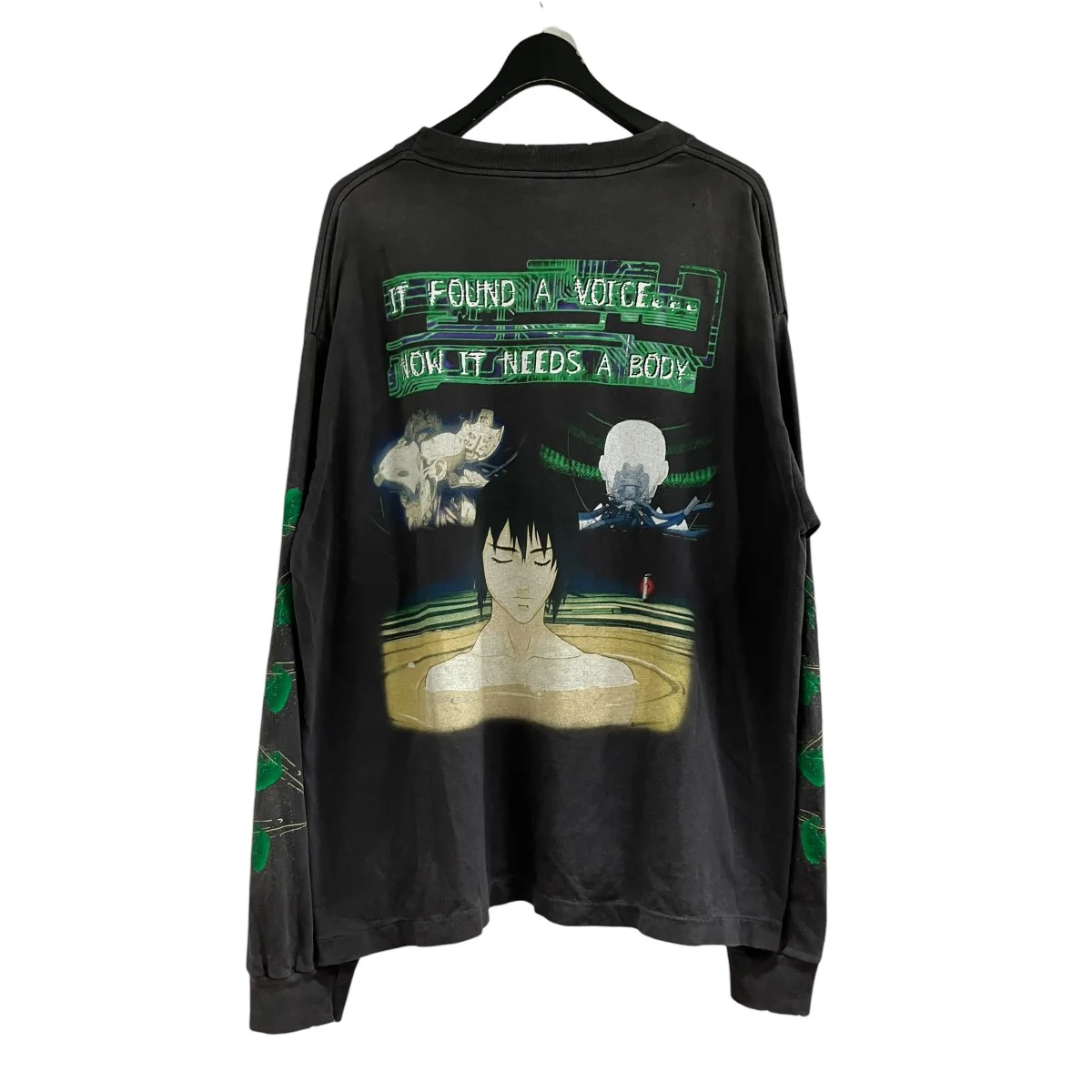ゴーストインザシェルプリントロングスリーブTシャツ - Image 3