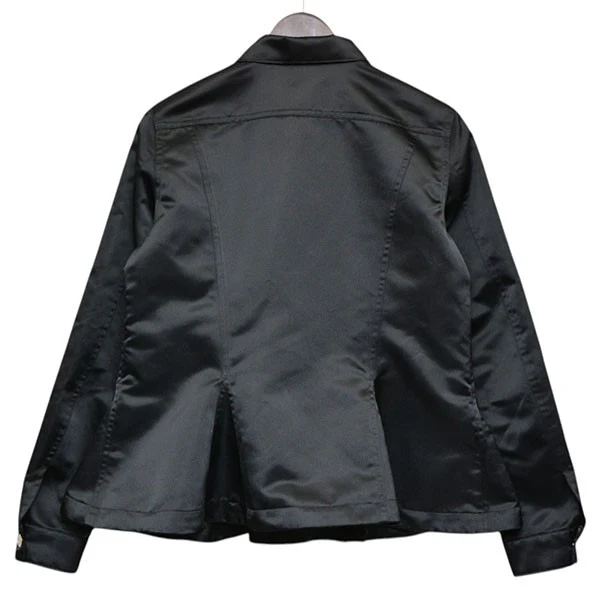 2026SS　Peplum Poly Jean Jacket　フレアポリエステルジャケット　RQ-J010 - Image 2