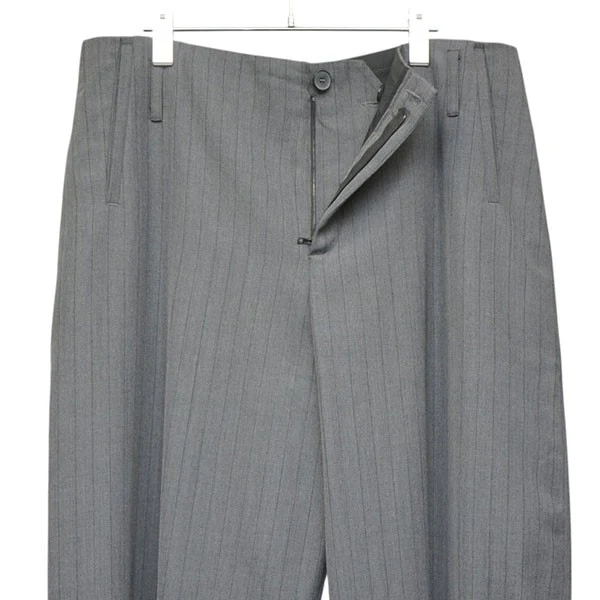 S．TROUSERS　ウールトラウザー　ストライプ　ワイドパンツ - Image 3
