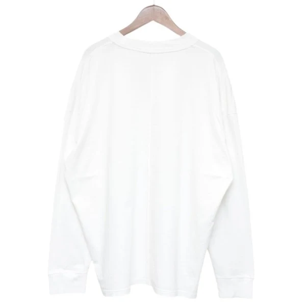 Wide Shoulder Cotton Longsleeve T Shirt　ロングスリーブTシャツ　AN403 - Image 2