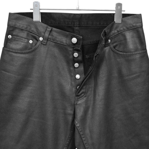 ARCHIVE　1999　coated black denim　コーティングブラックデニムパンツ　745 HL 0006 035 00 - Image 4