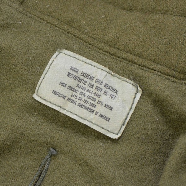 M-65用フード　ファーキャップ　8415-00-782-3004 - Image 7
