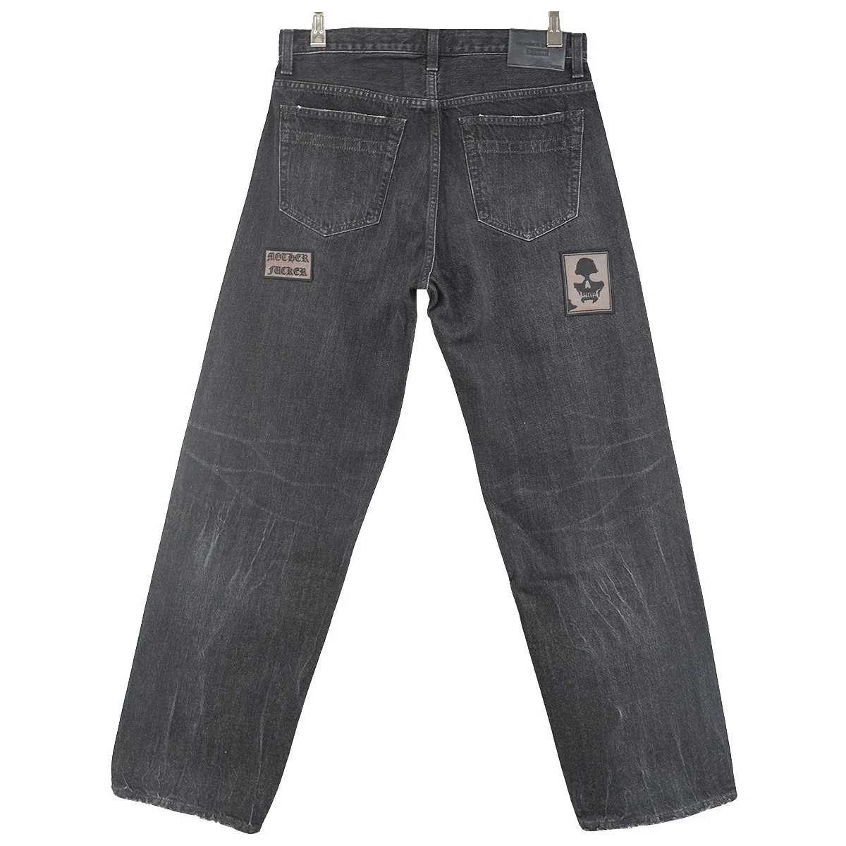 25AW Number (N)ine Patches Loose Fit Jean ヴィンテージ Vintage ダメージウォッシュ 加工 ロゴ ワッペン ルーズフィット セルビッジ デニム - Image 2