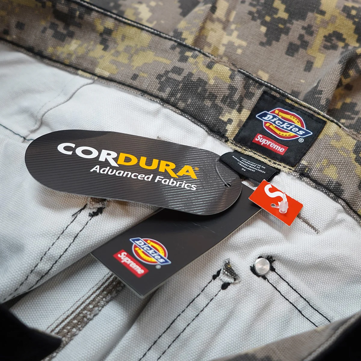 25AW Dickies Cordura Cargo Pant Digi Camoダブルニー 切替 コーデュラ カーゴパンツ - Image 9