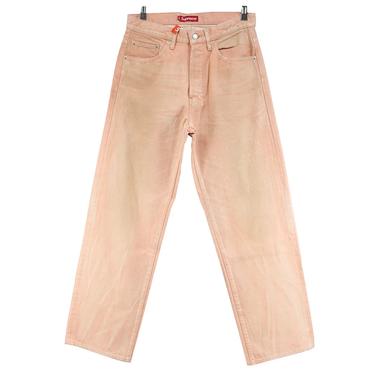25AW Distressed Loose Fit Selvedge Jean スターパッチ ロゴディストレスド 加工 ルーズフィット セルビッジ ジーン デニムパンツ - Image 2