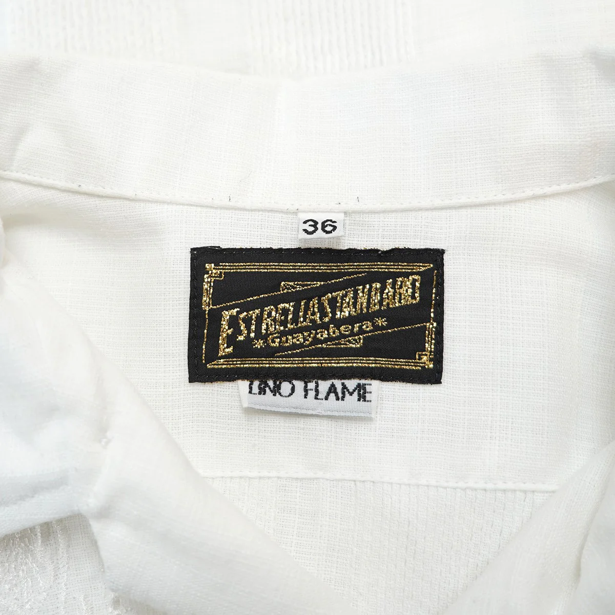 L／S GUAYABERA REJILLADA レヒラーダグァジャベーラ 刺繍 4パッチポケット 長袖 ロングスリーブ キューバ シャツ - Image 8