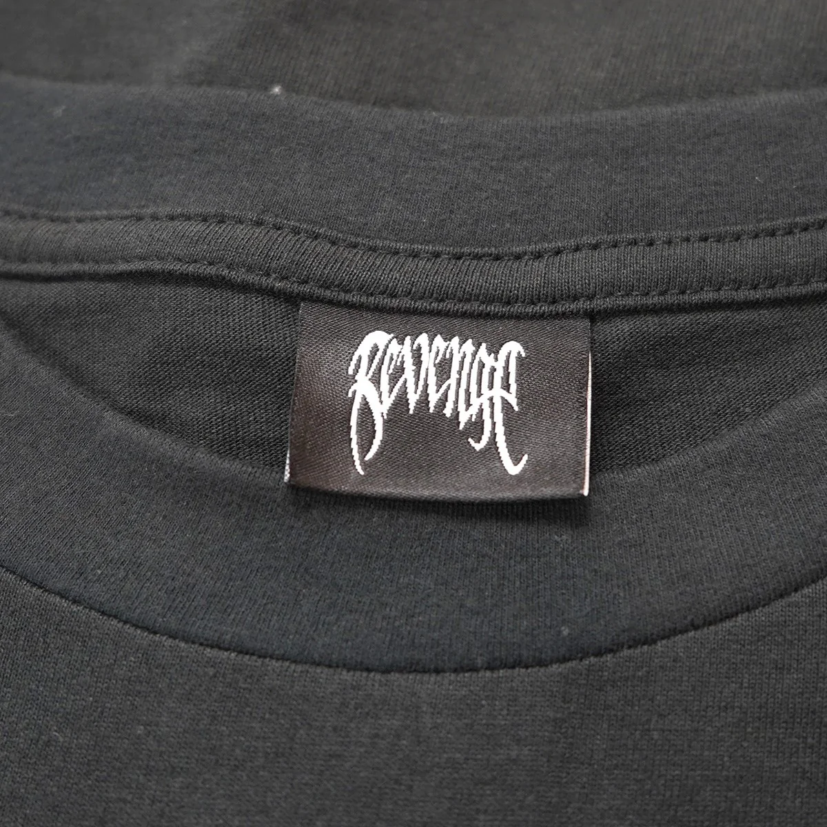23SS Bullet T-shirt ヘヴィメタル調 バレット 弾痕 ロゴグラフィック スカル バック プリント オーバーサイズ ボックスシルエット 半袖 Tシャツ - Image 5