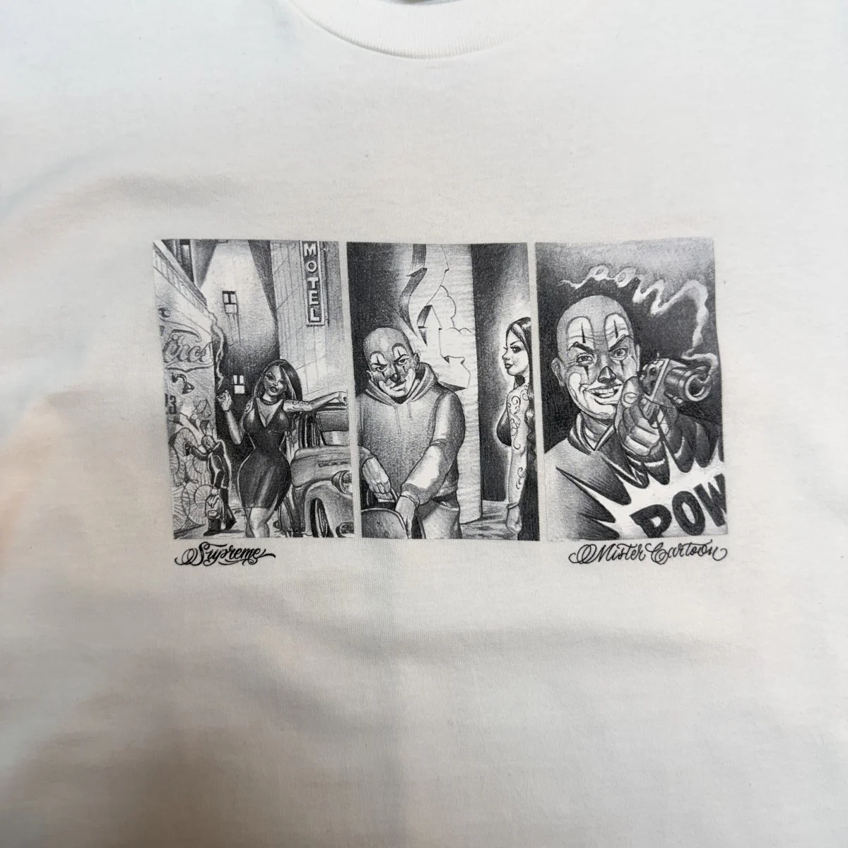 24AW/Mister Cartoon Pow Tee／ミスター・カートゥーン POW Tシャツ - Image 2