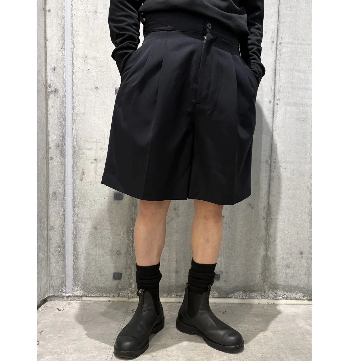 TWO TUCKS WIDE SHORTS 2タックワイドショーツハーフパンツ - Image 2