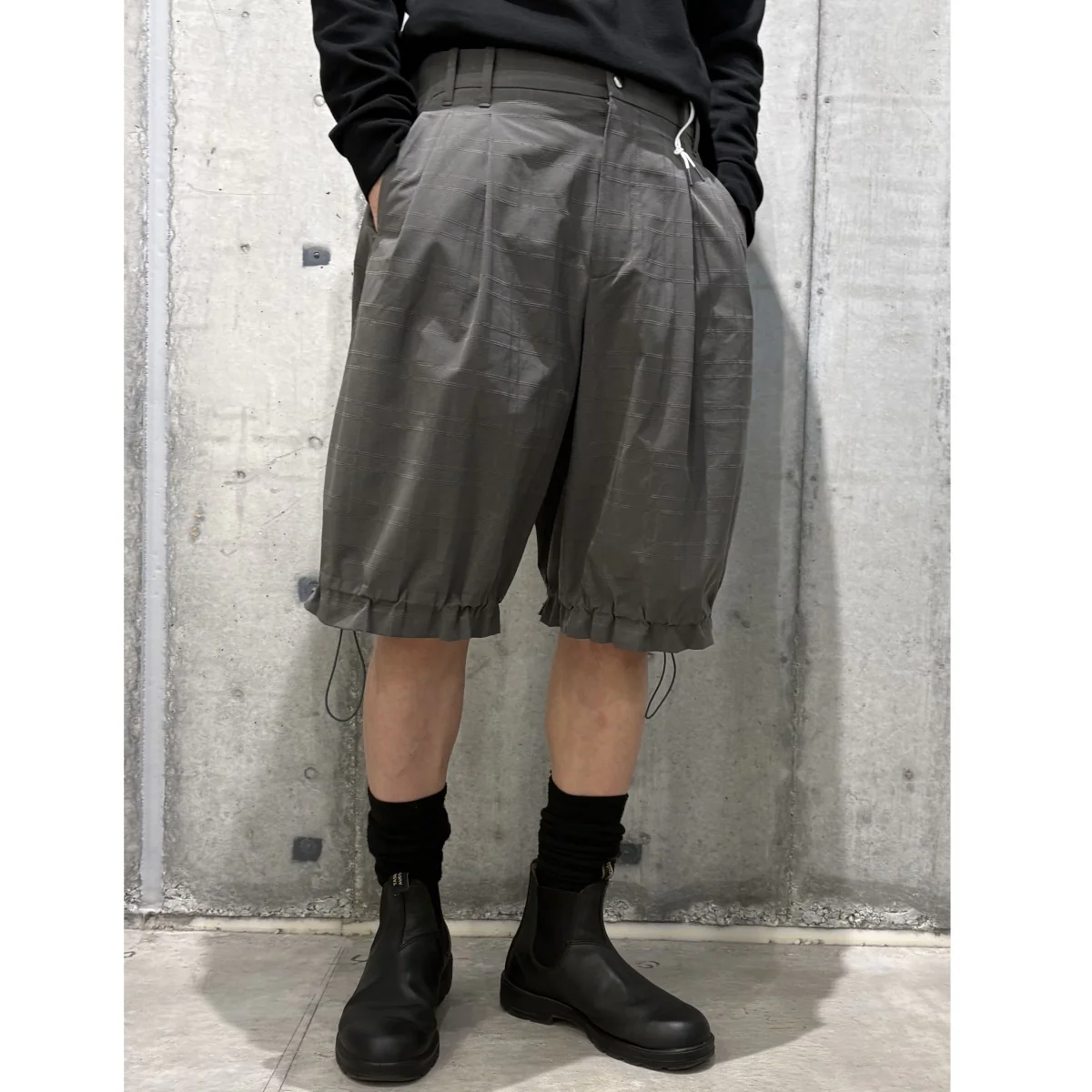 25SSMICA SHORT裾ドローコード調整ショーツハーフパンツ - Image 2