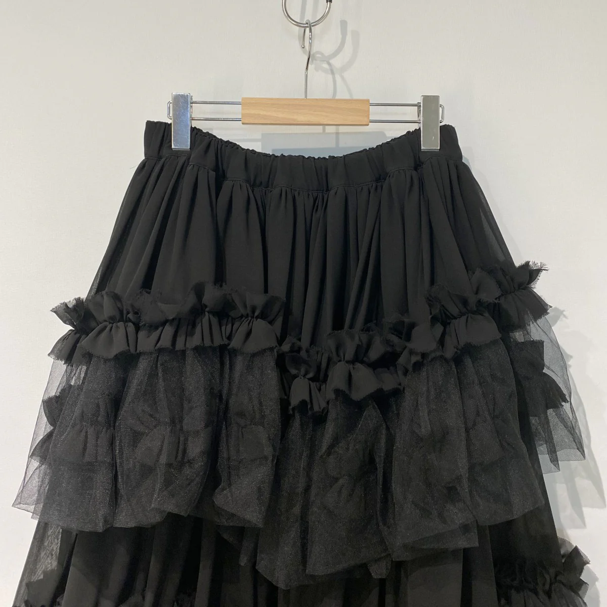 Tiered Tulle Skirtティアードフリルシースルーチュールスカート3Q-S014 - Image 3