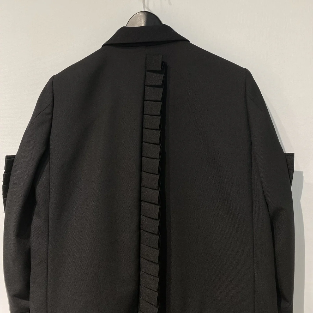 26SSPleated Blazer Jacketプリーツウールポリレイヤードブレザージャケット3Q-J005 - Image 6