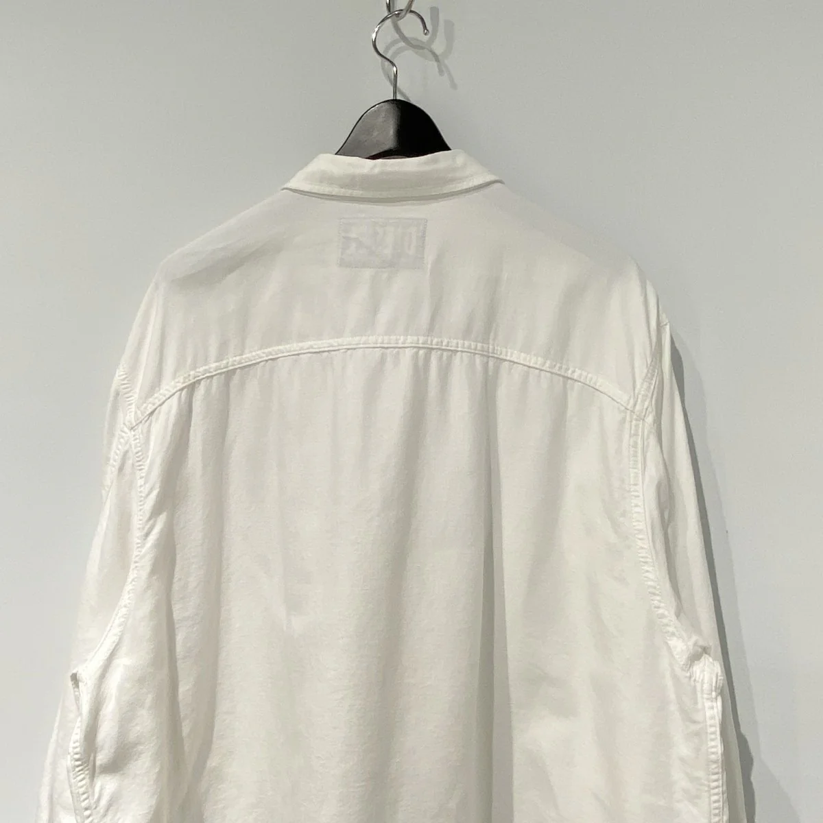 D-FLOX Long Sleeve Shirtコットンリネンオーバーサイズシャツジャケット - Image 7