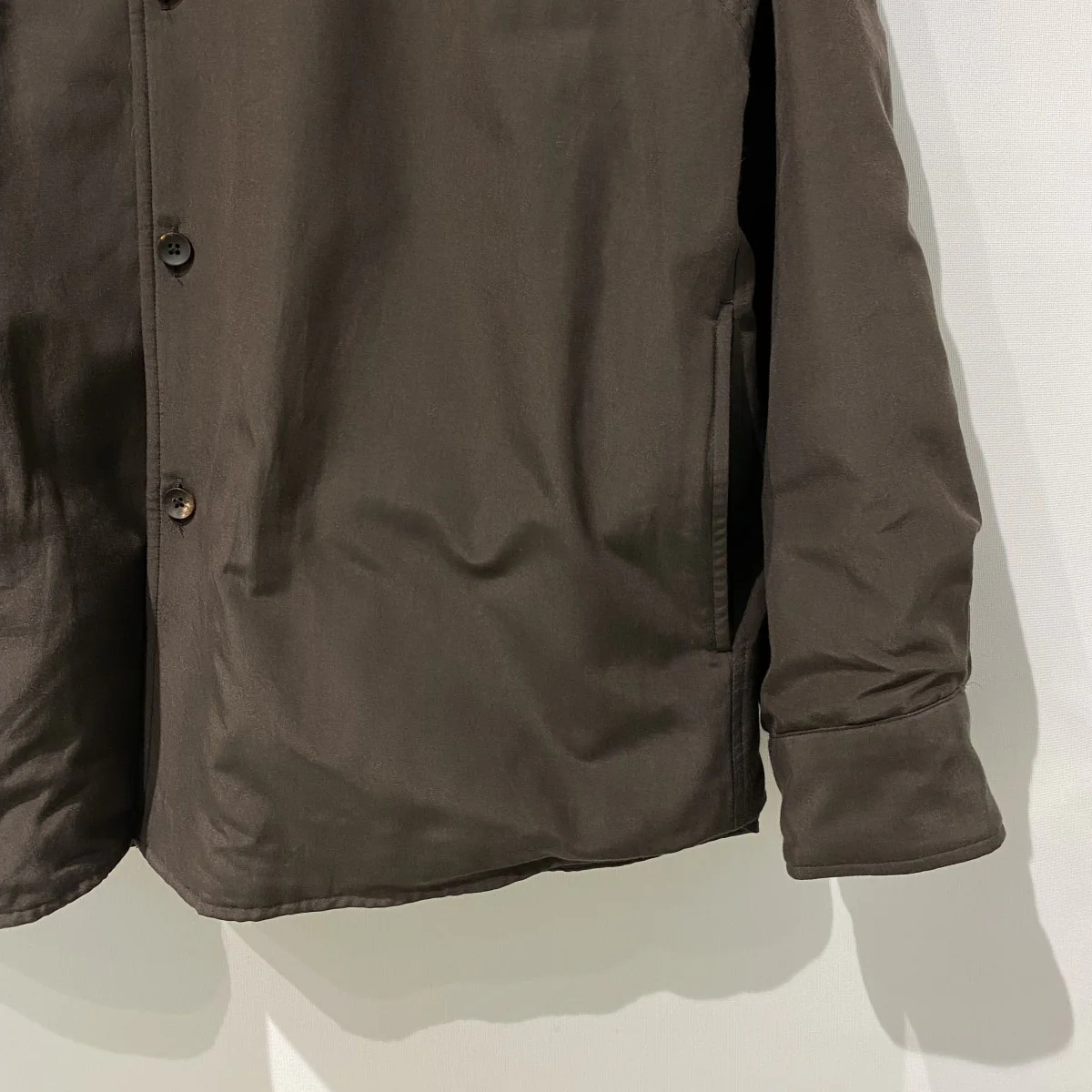 25AWBrazil Silk Cotton Insulated Shirtシルクコットンオーバーサイズ中綿シャツジャケット - Image 5