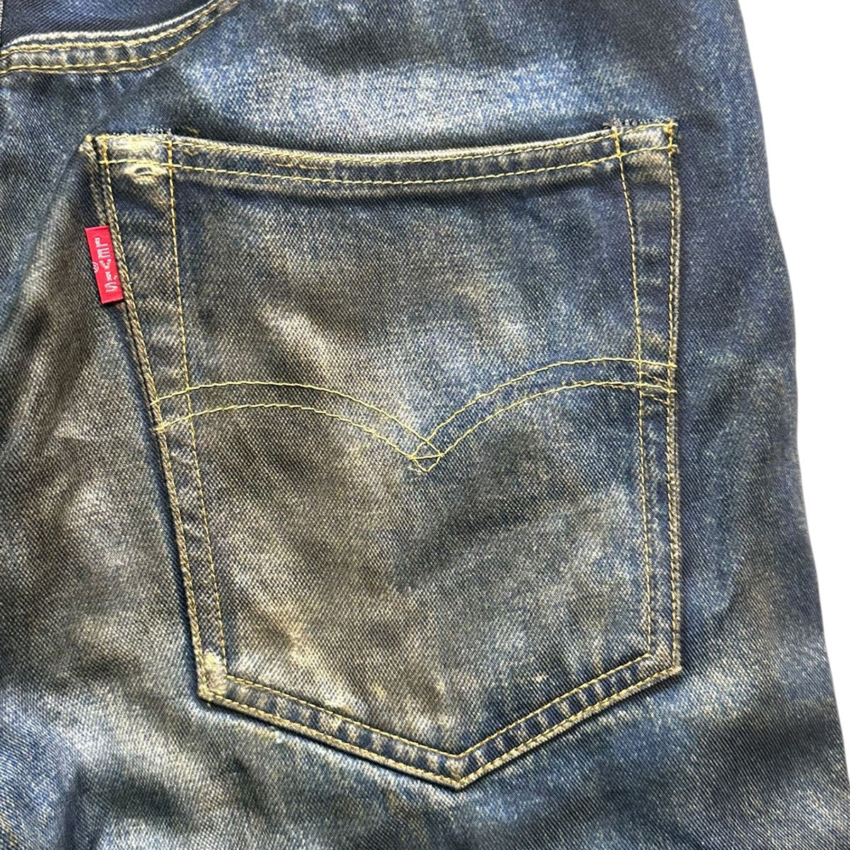 綿ツイルプリント Levi’s Wネーム BerBerJin転写デニムパンツWK-P902/AD2022 - Image 5