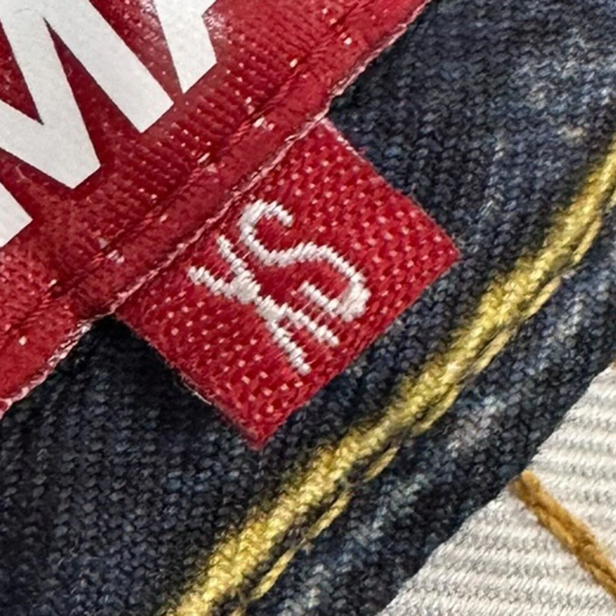 綿ツイルプリント Levi’s Wネーム BerBerJin転写デニムパンツWK-P902/AD2022 - Image 6