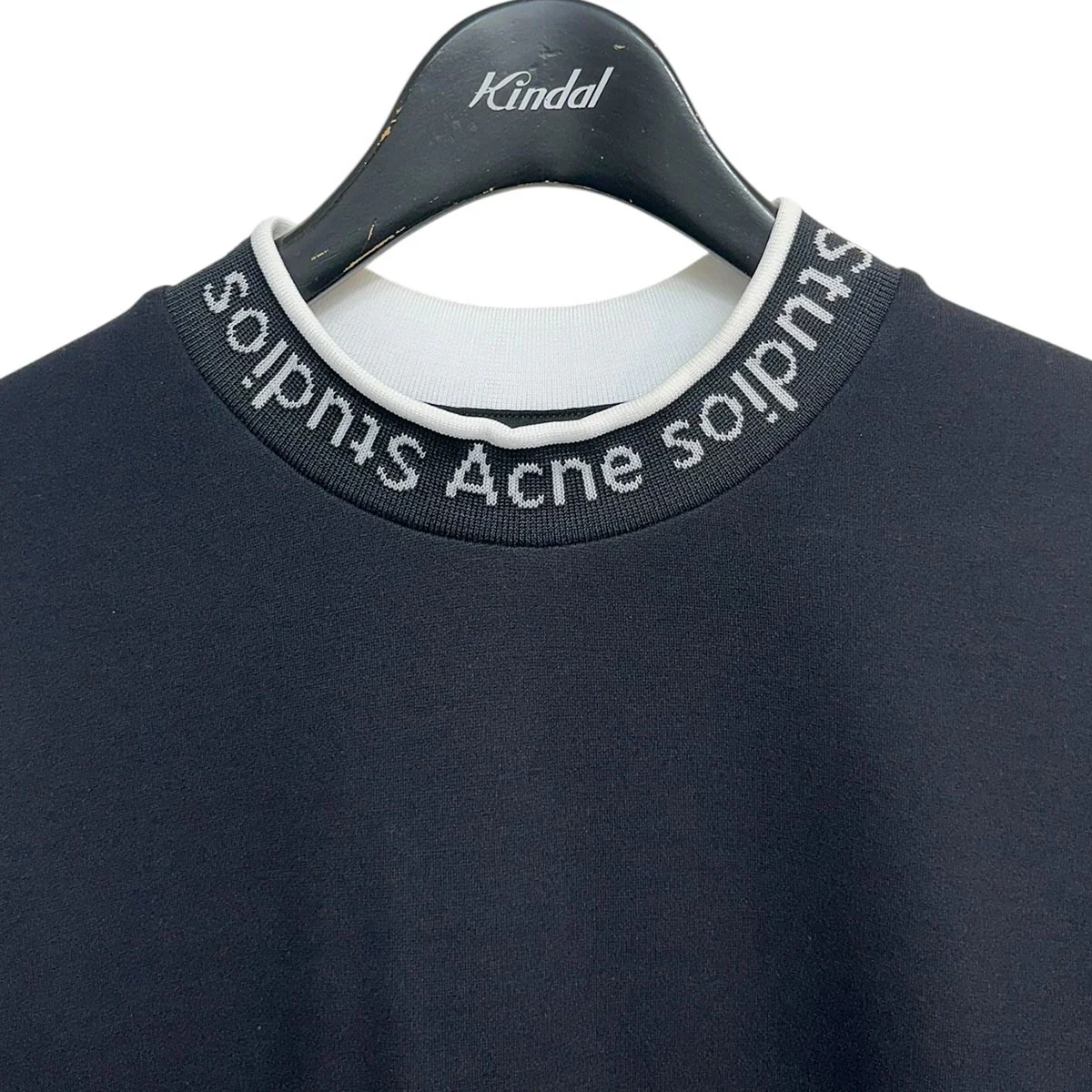 EXTORR LOGO RIB T-SHIRTSロゴハイネック半袖カットソー - Image 3
