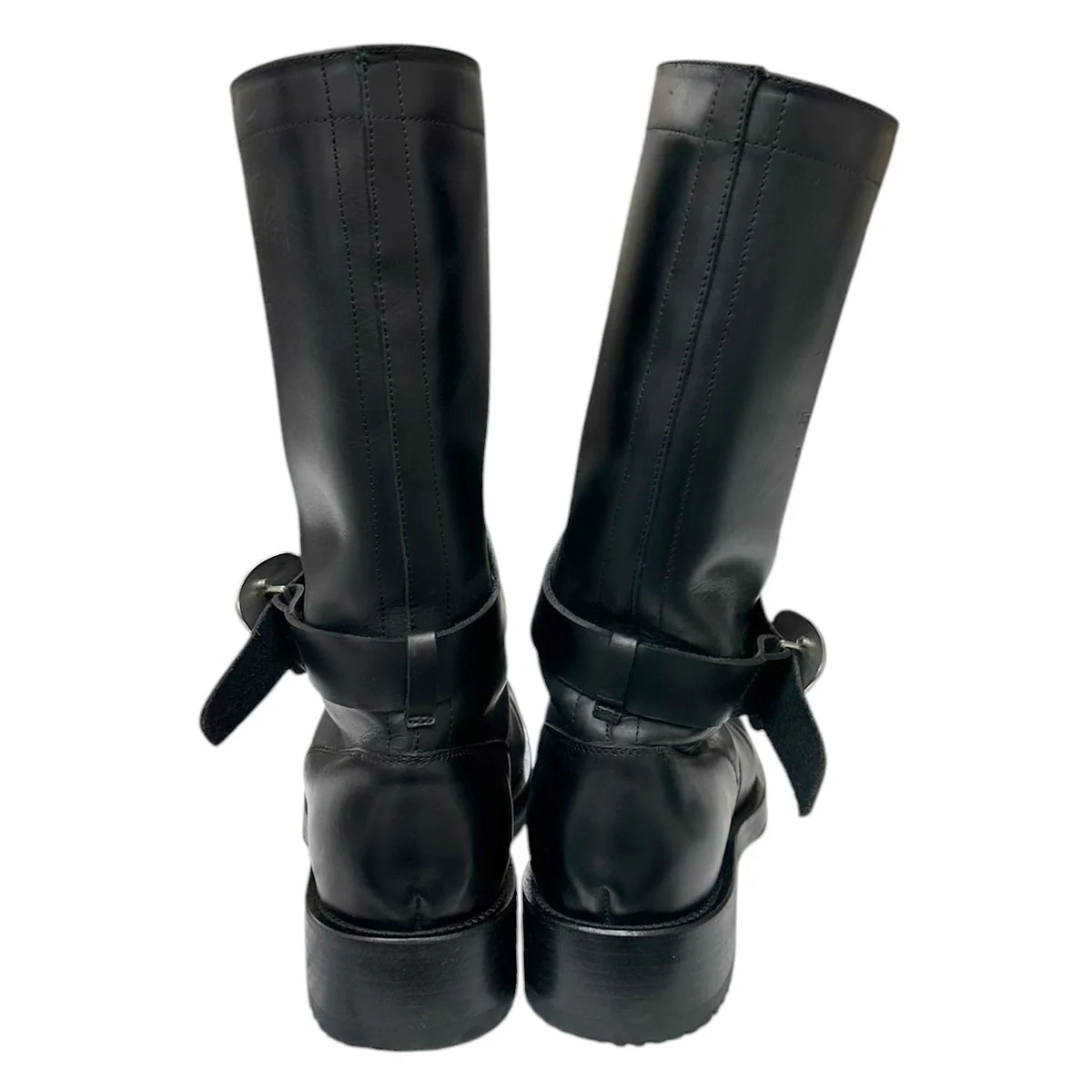Leather Mid-calf bootsレザーロングブーツ - Image 4