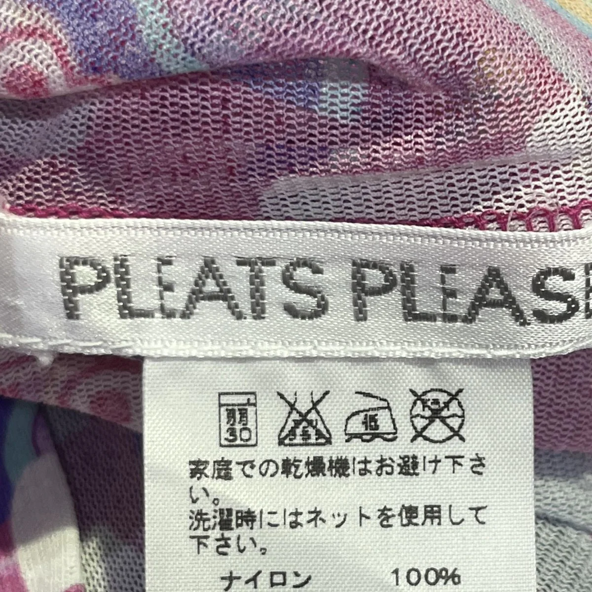 WASH柄プリーツTシャツPP84-JK752 - Image 5