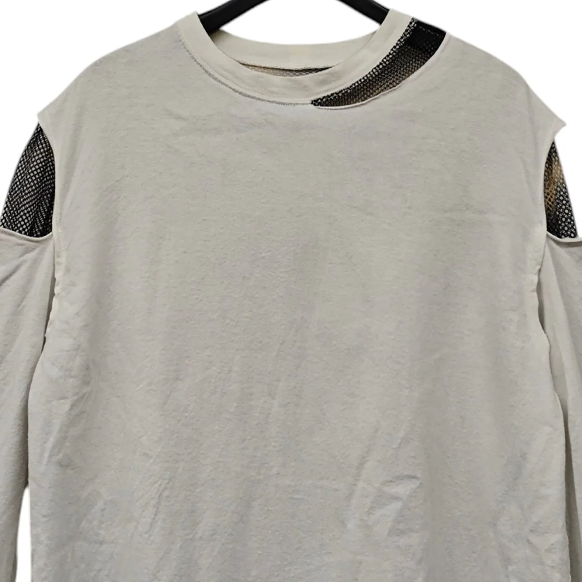 Slit Double Mesh Long Tee　切替Tシャツ - Image 2