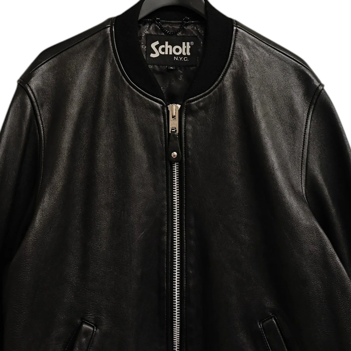 BOWERY MA-1 TYPE LEATHER JACKET レザージャケット - Image 2
